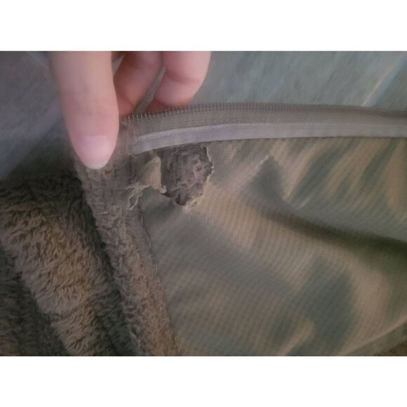 Marmot Long‎ Sleeve Fleece Zip-Up Jacket Chocolate Brown Size Large - Picture 6 of 7